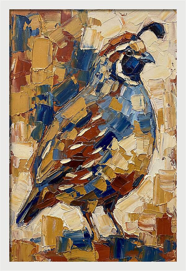 Quail In Bold Colors