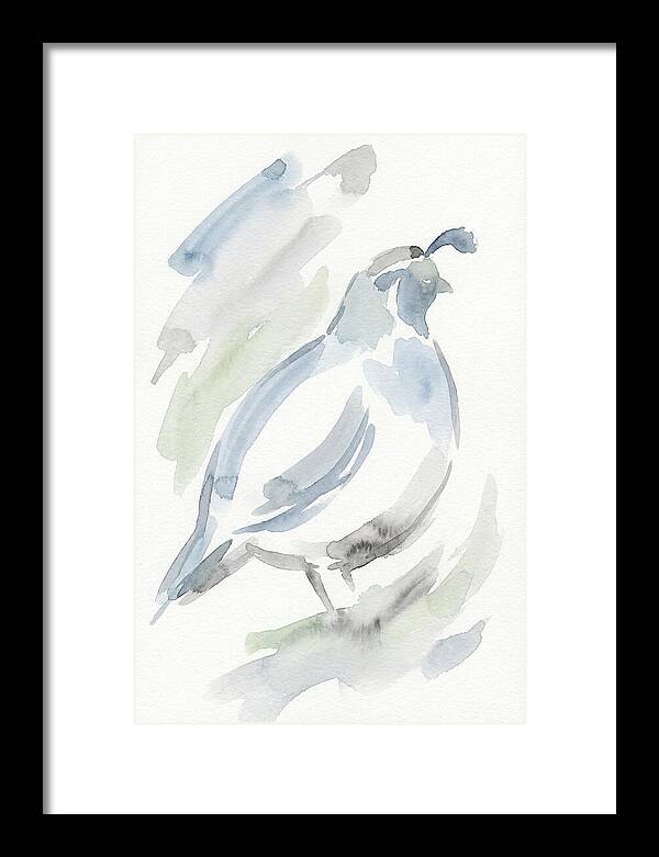Quail In Soft Watercolors