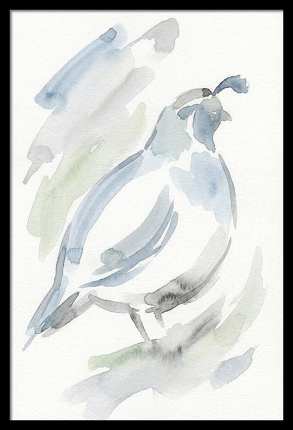 Quail In Soft Watercolors