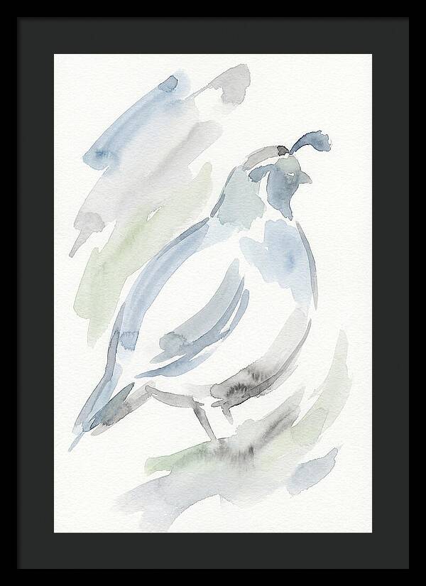 Quail In Soft Watercolors