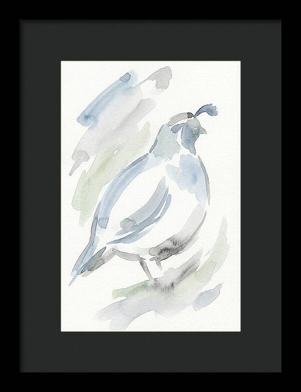 Quail In Soft Watercolors
