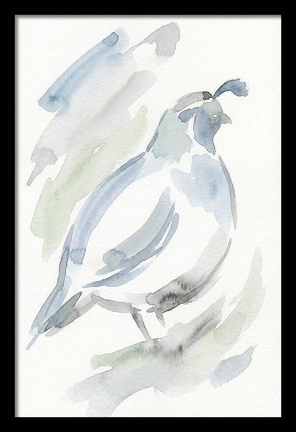 Quail In Soft Watercolors