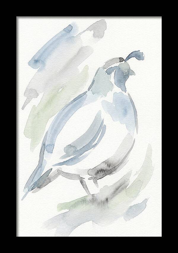 Quail In Soft Watercolors