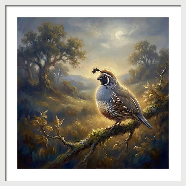 Quail In Twilight