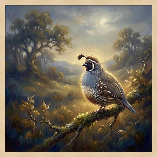 Quail In Twilight