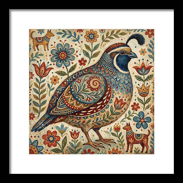 Quail Surrounded By Folklore