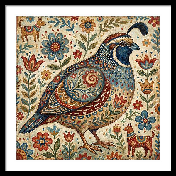 Quail Surrounded By Folklore