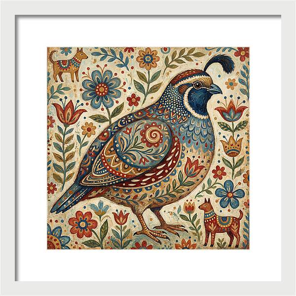 Quail Surrounded By Folklore