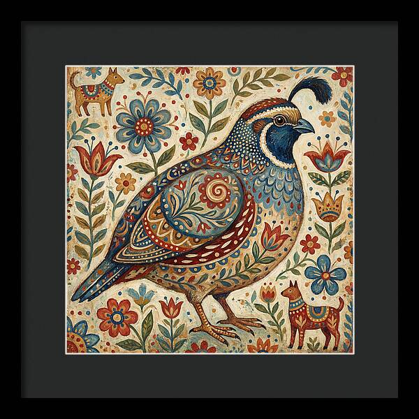 Quail Surrounded By Folklore