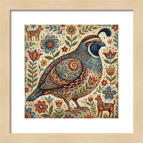 Quail Surrounded By Folklore