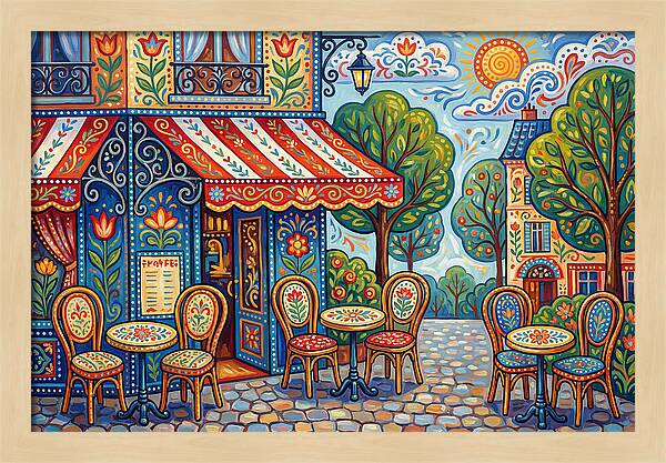Quaint Caf Life In Paris