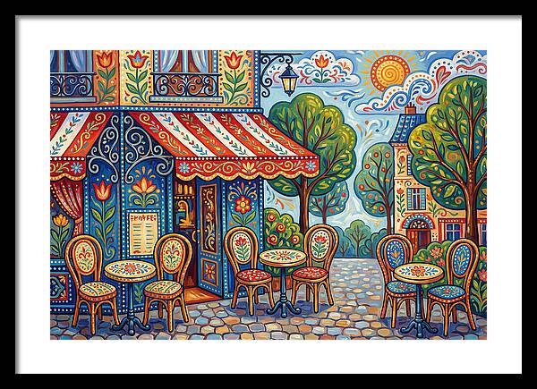Quaint Caf Life In Paris