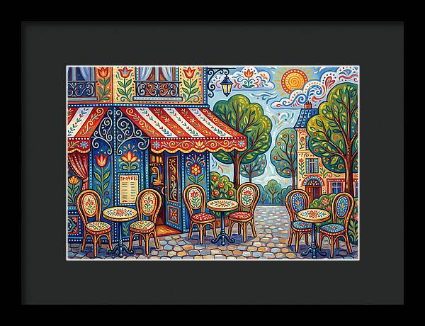 Quaint Caf Life In Paris