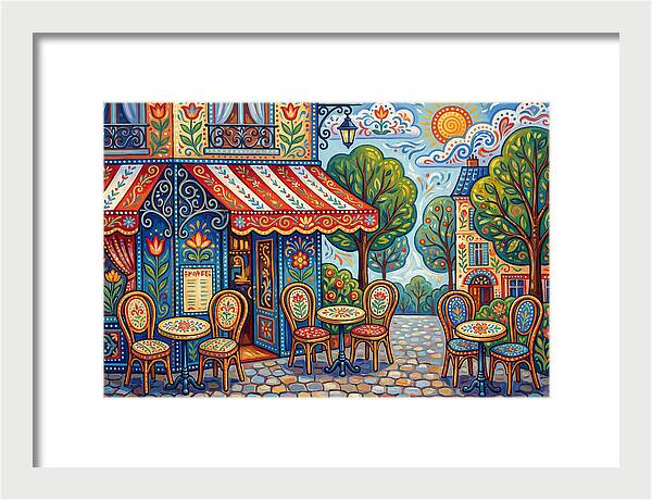 Quaint Caf Life In Paris