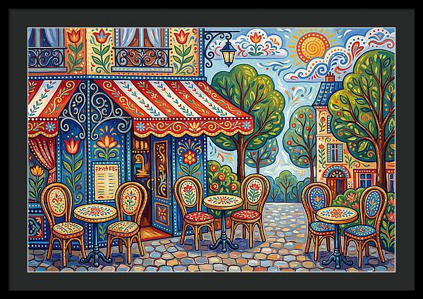 Quaint Caf Life In Paris