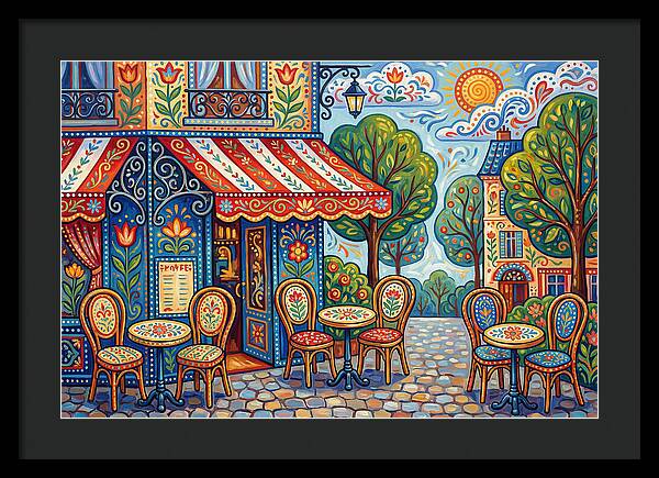 Quaint Caf Life In Paris