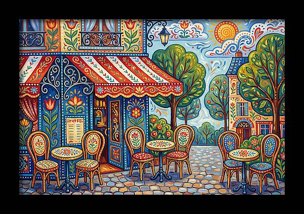 Quaint Caf Life In Paris