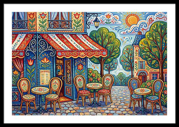 Quaint Caf Life In Paris