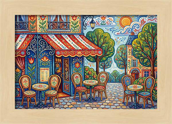 Quaint Caf Life In Paris
