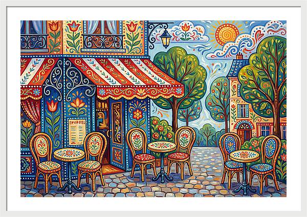 Quaint Caf Life In Paris