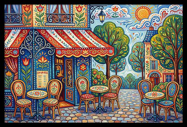 Quaint Caf Life In Paris