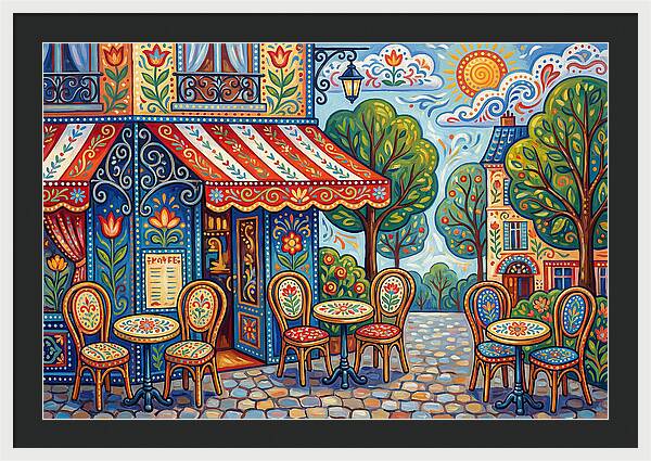 Quaint Caf Life In Paris