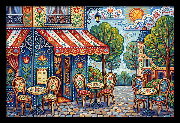 Quaint Caf Life In Paris