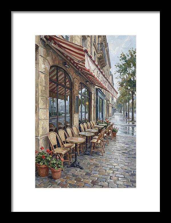 Quaint Parisian Caf Atmosphere