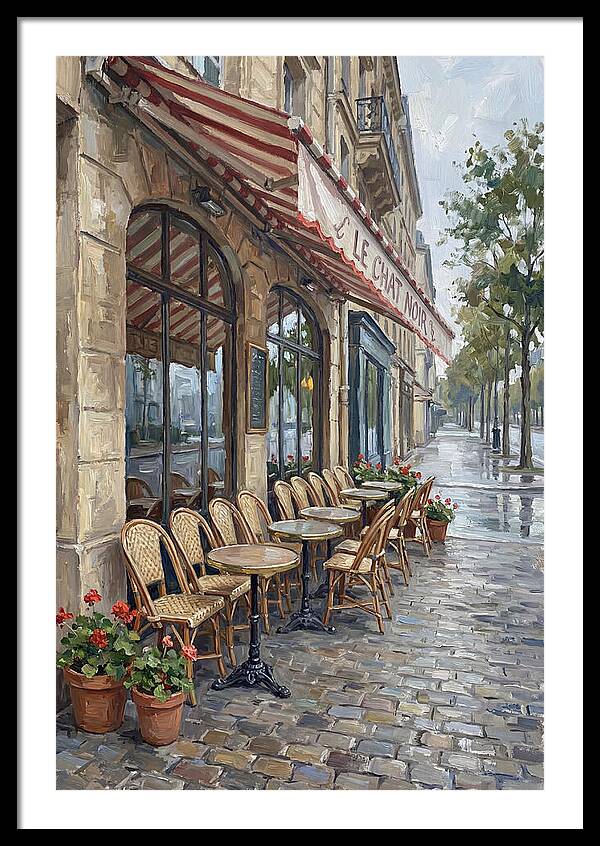 Quaint Parisian Caf Atmosphere