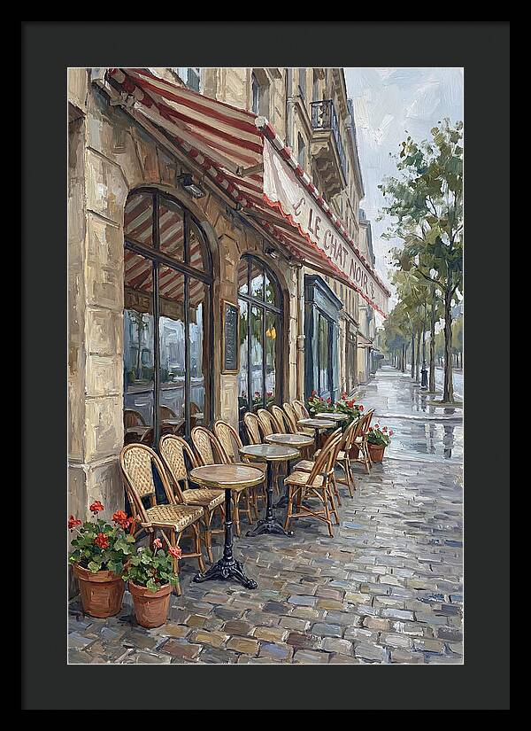 Quaint Parisian Caf Atmosphere