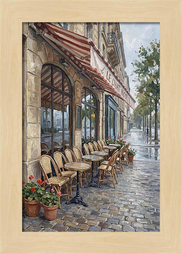 Quaint Parisian Caf Atmosphere