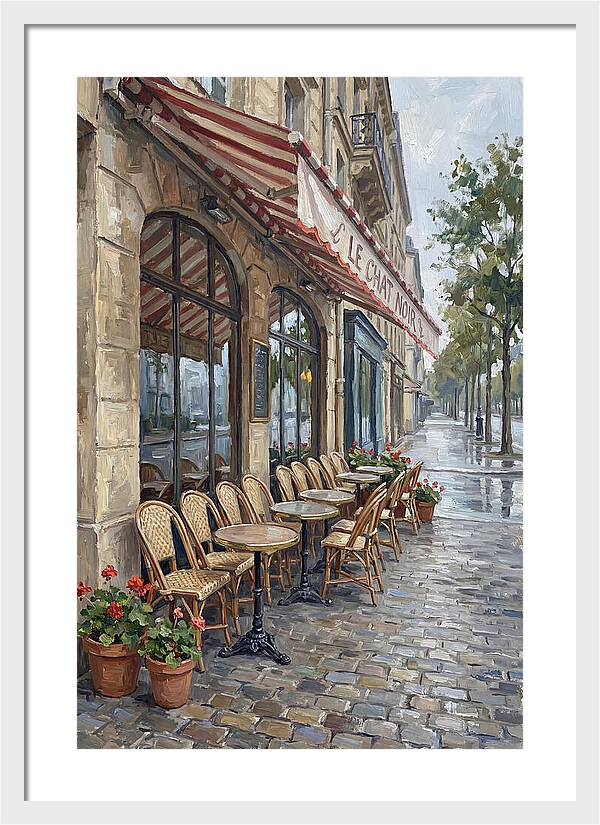Quaint Parisian Caf Atmosphere