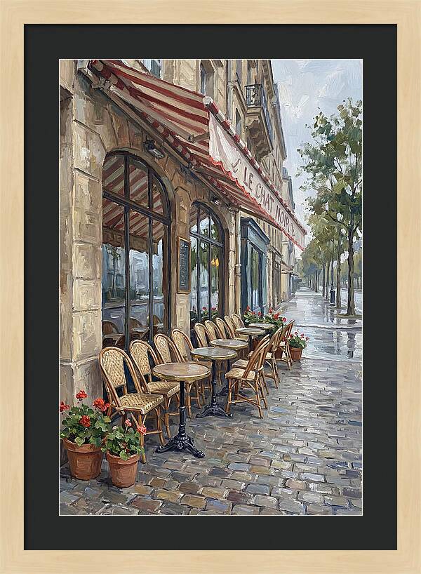 Quaint Parisian Caf Atmosphere