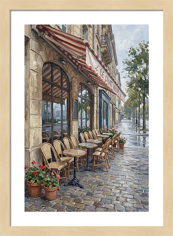 Quaint Parisian Caf Atmosphere