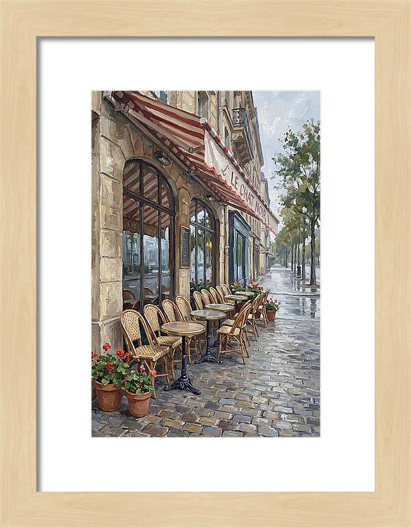 Quaint Parisian Caf Atmosphere