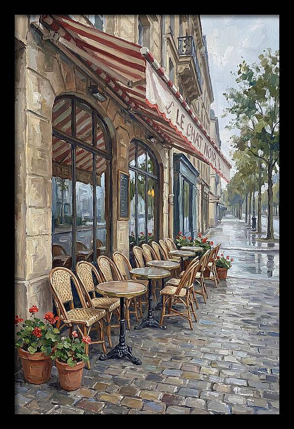 Quaint Parisian Caf Atmosphere