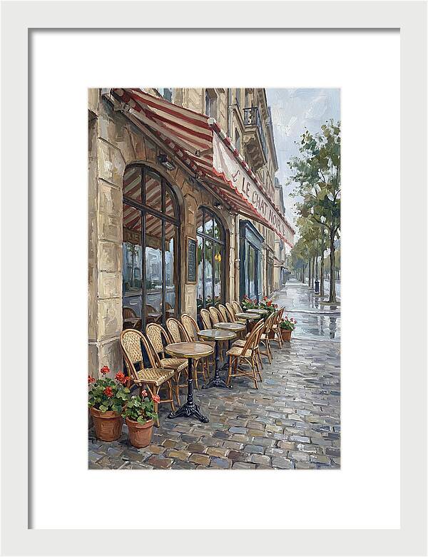 Quaint Parisian Caf Atmosphere