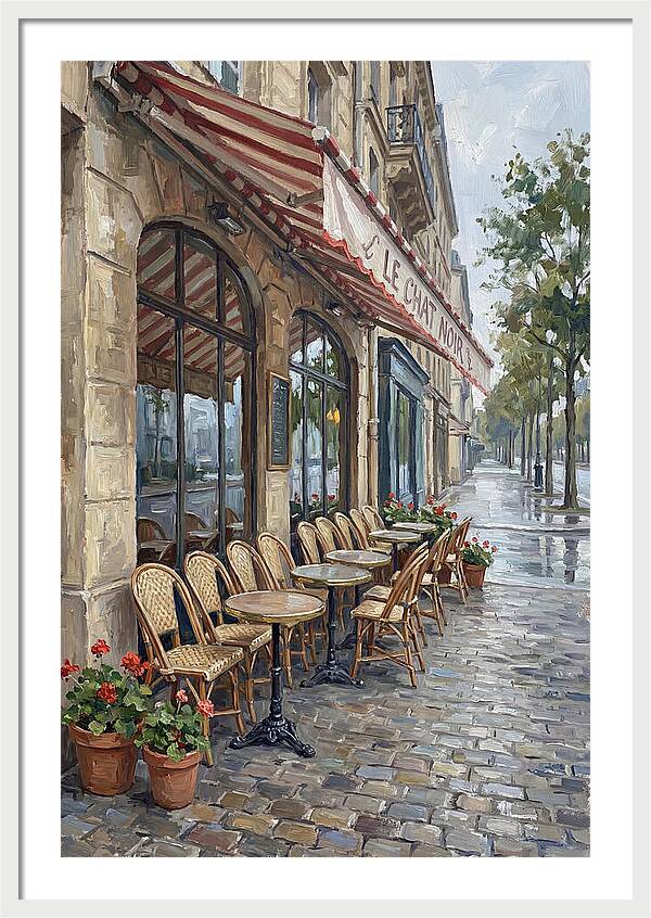 Quaint Parisian Caf Atmosphere