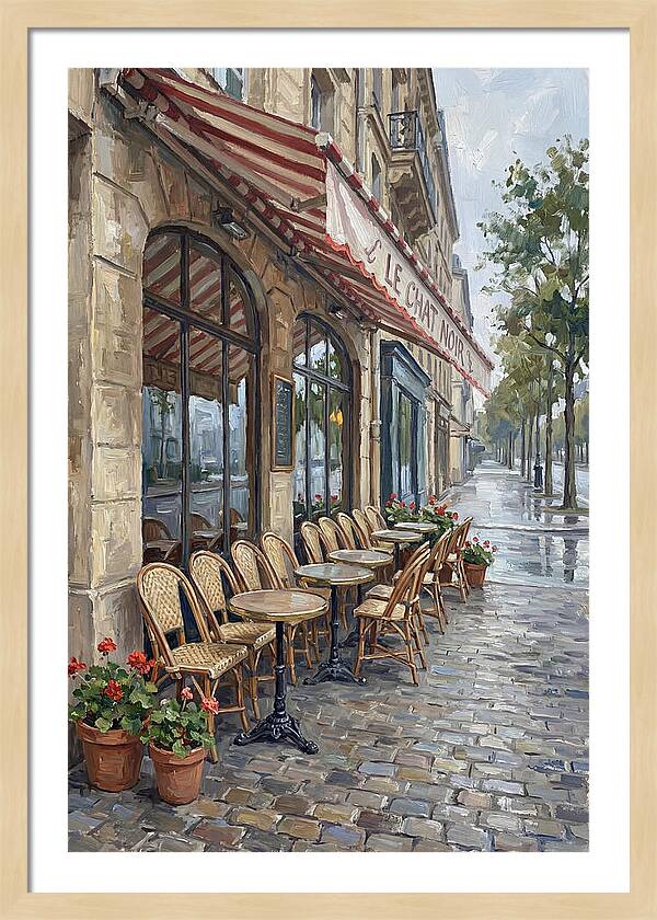 Quaint Parisian Caf Atmosphere