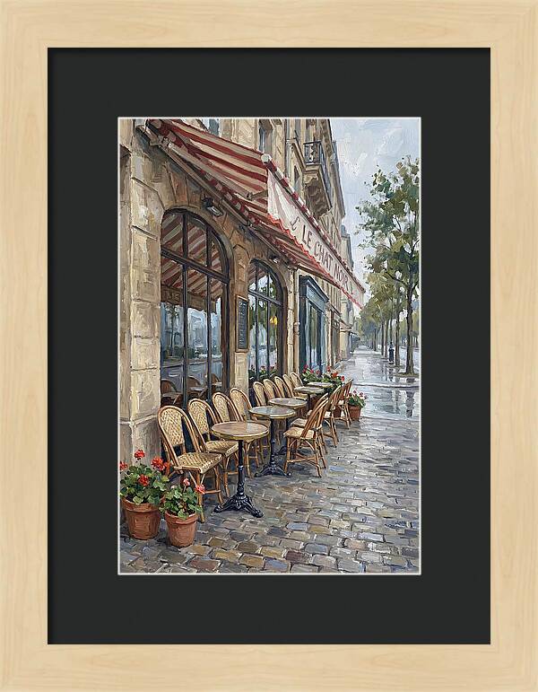 Quaint Parisian Caf Atmosphere
