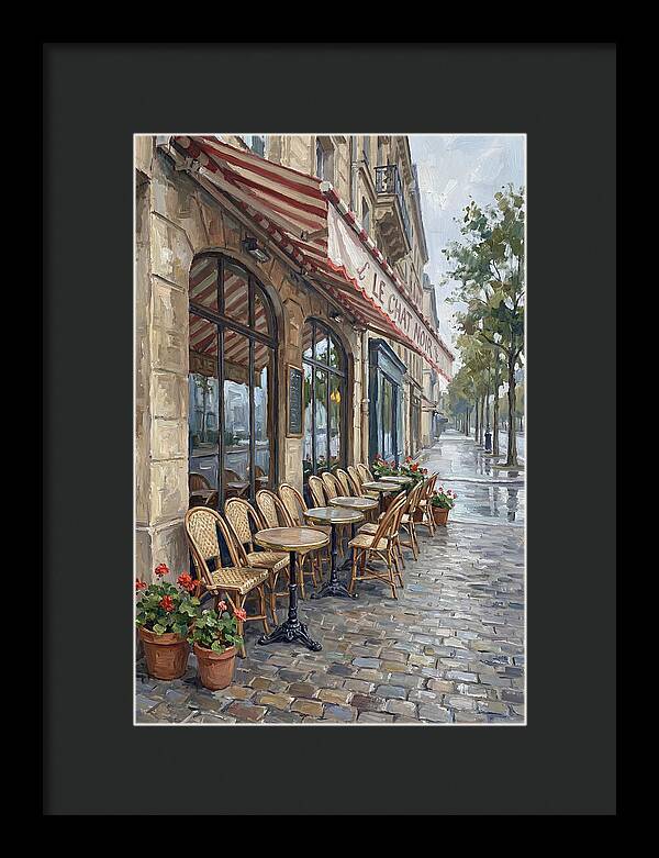 Quaint Parisian Caf Atmosphere