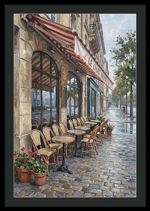 Quaint Parisian Caf Atmosphere