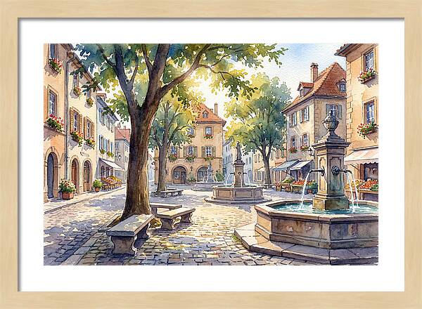 Quaint Village Square Delight