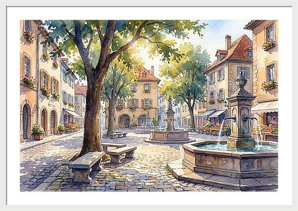 Quaint Village Square Delight