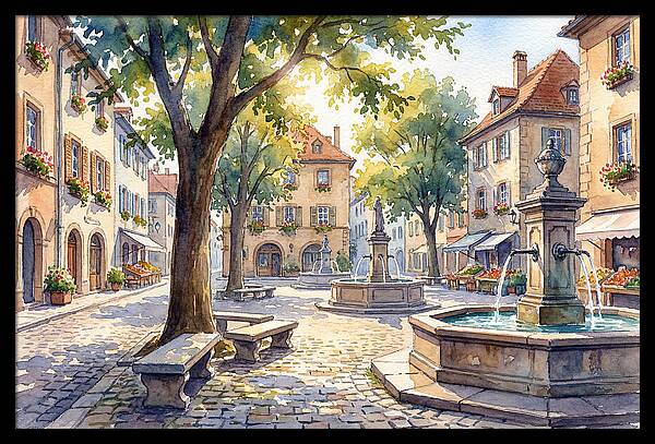 Quaint Village Square Delight