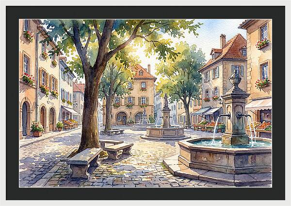 Quaint Village Square Delight