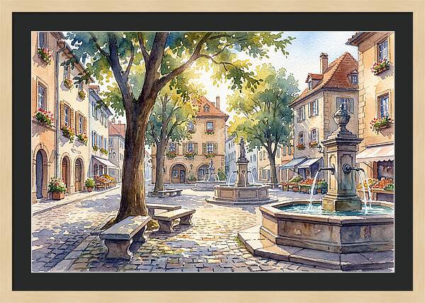 Quaint Village Square Delight