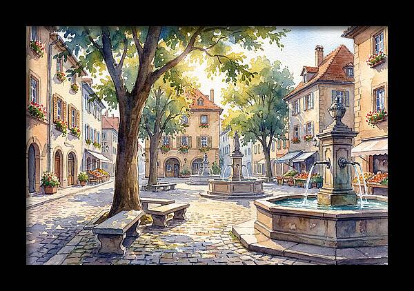 Quaint Village Square Delight