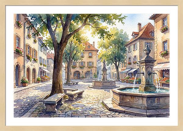 Quaint Village Square Delight