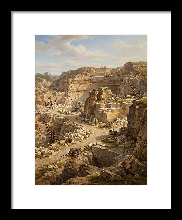 Quarry Landscape In Realism